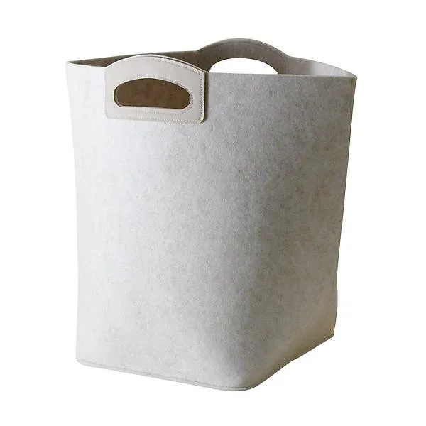 SortJoy Handle Bin Stone (Oatmeal)