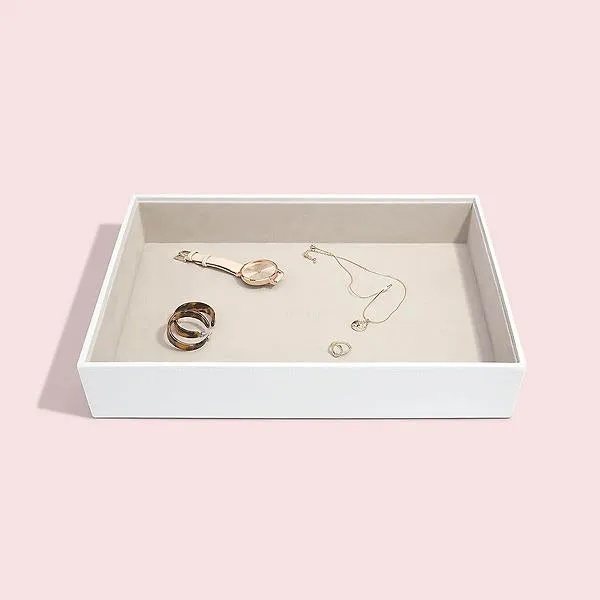 Stackers Supersize Deep Open Tray White