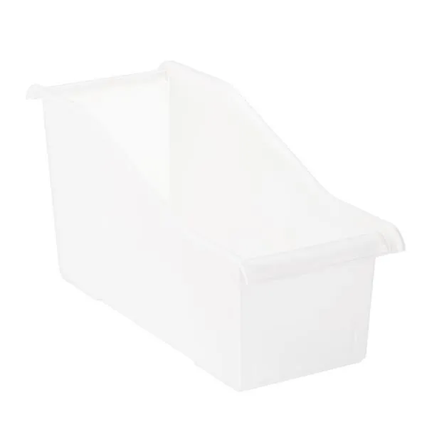 Connecting Book Bin Translucent Clear