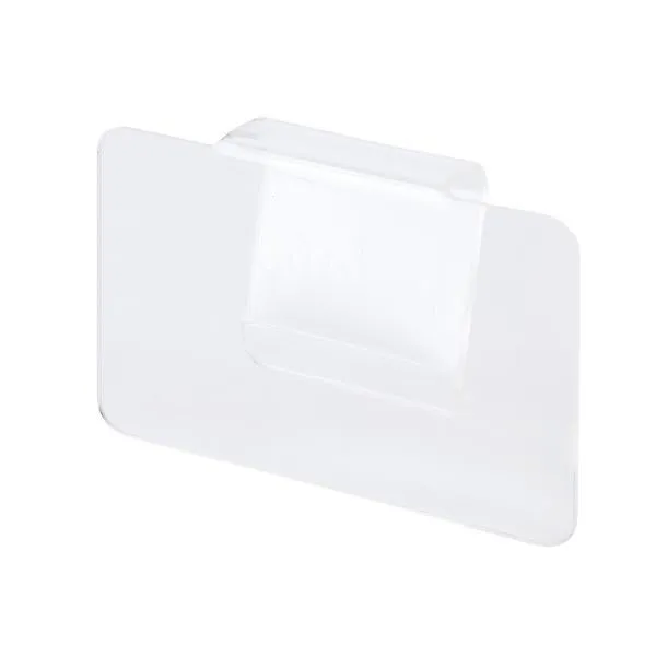 Horderly Bin Clip Label Clear Pkg/12