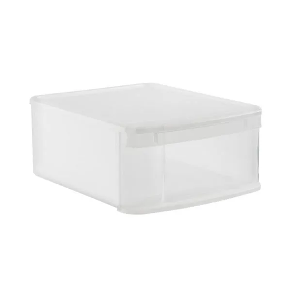 Iris Large Tint Stacking Drawer Clear