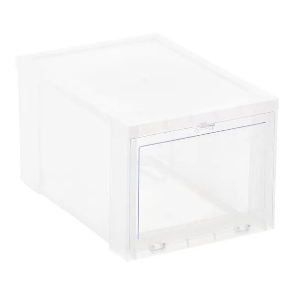 Small Drop-Front Shoe Box Translucent