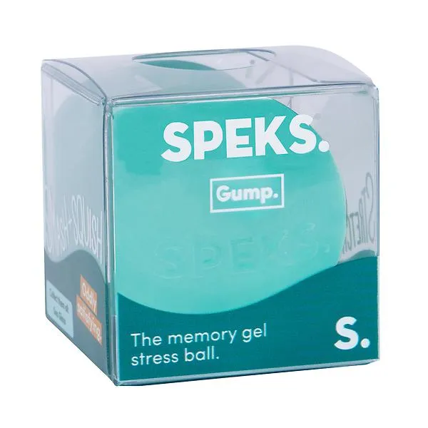 SPEKS. Memory Gel Stress Ball Gump Green