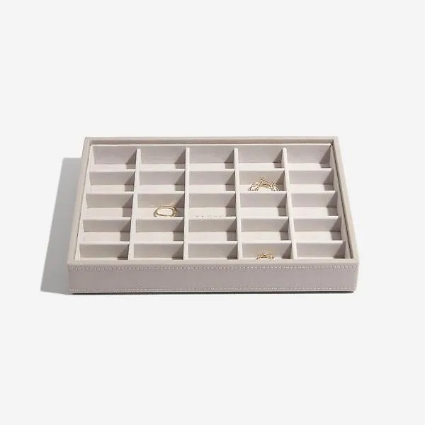 Stackers Classic 25-Section Tray Taupe