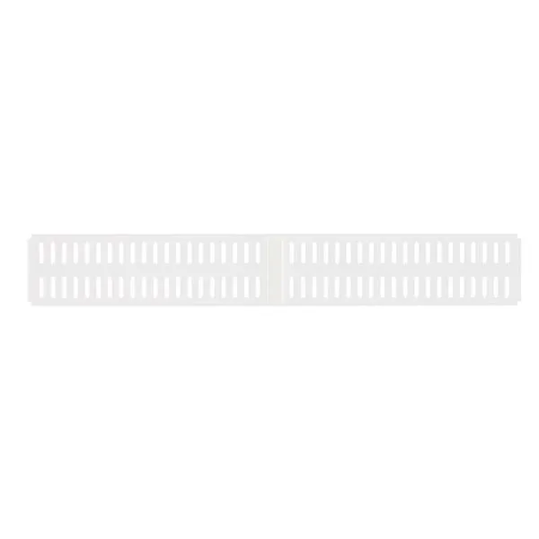18" x 2-1/2" h Elfa Utility Door & Wall Rack Board White