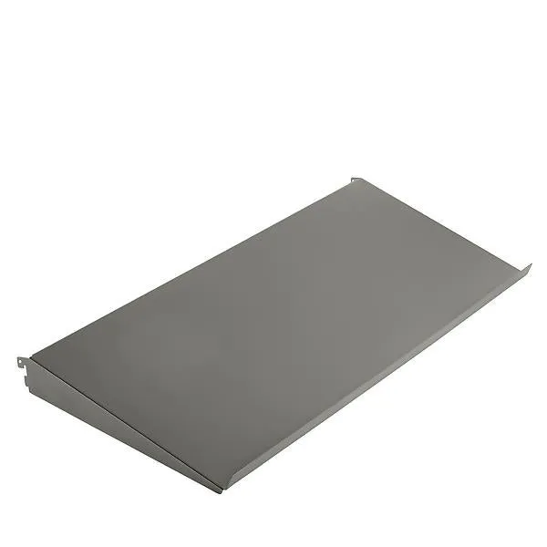 2' x 13-3/4" Elfa Angled Solid Metal Shelf Graphite