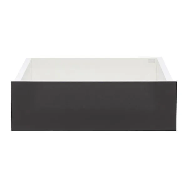 Décor+ by Elfa Deep Solid Drawer Box White & Grey
