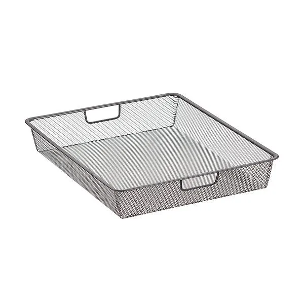 Elfa 18" Medium Mesh 1-Runner Drawer Graphite