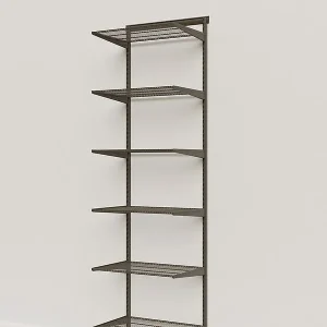 Elfa Classic 2'x16" Basic Shelving Graphite