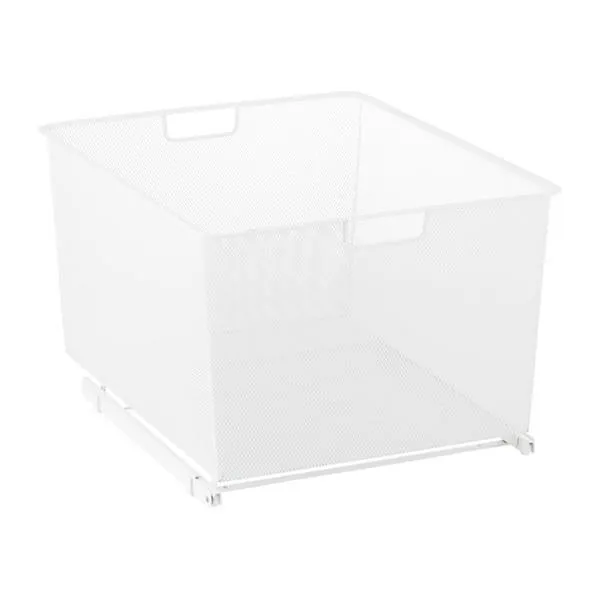 Elfa Medium 3-Runner Mesh Easy Glider White