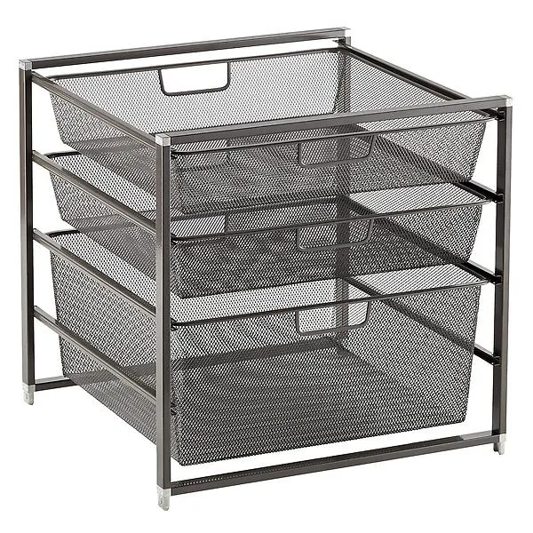Elfa Medium Cabinet Drawer Solution Graphite