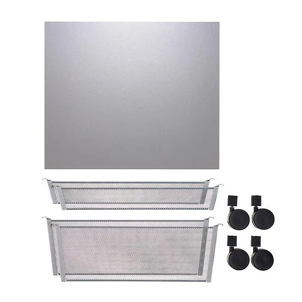 Elfa Medium Drawer Solution Accessory Kit Grey/Platinum