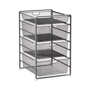 Elfa Medium Drawer Solution Graphite