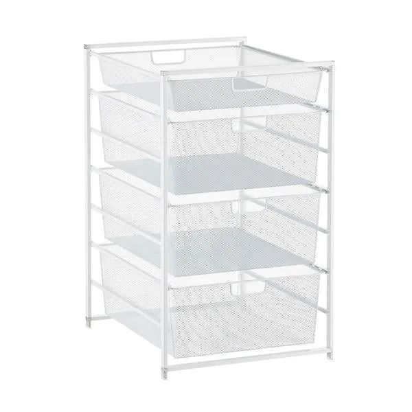 Elfa Medium Drawer Solution White