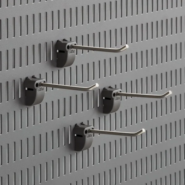 Garage+ by Elfa Long Straight Pegboard Hooks Pkg/4