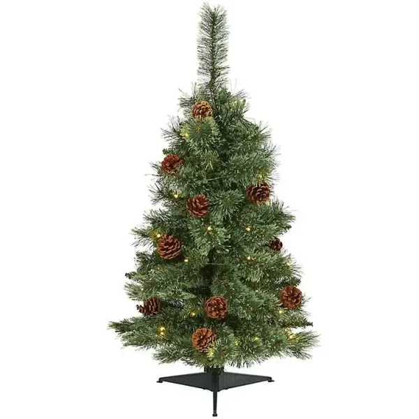 3 ft. Pre-Lit Mountain Pine Christmas Tree