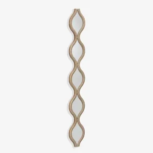 Raindrop Beaded Panel Wall Mirror