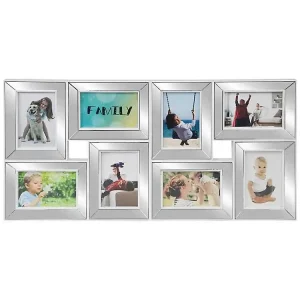 White Mirrored Collage Frame