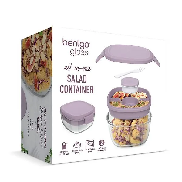 BentGo Glass All-in-One Container Lavender