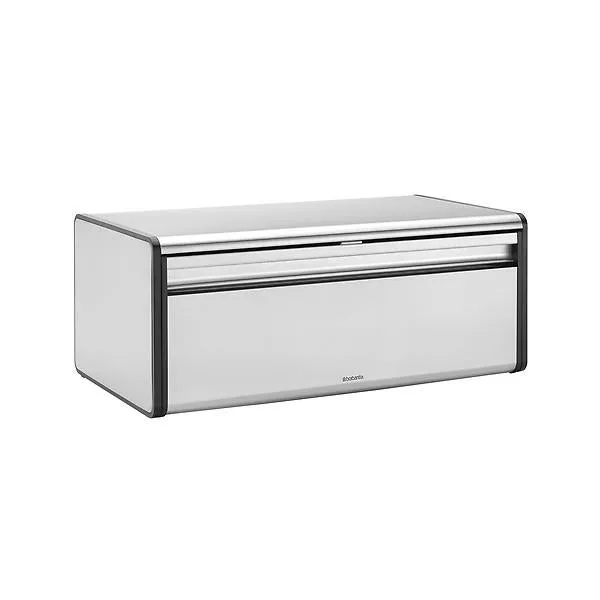 Brabantia Fall Front Bread Box Matte Steel