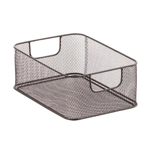 Design Ideas Small Stacking Mesh Bin Graphite