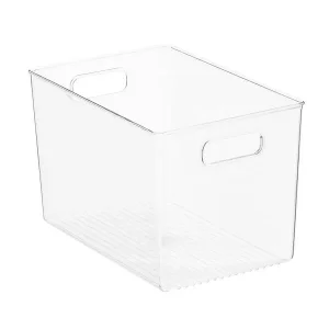 iDESIGN Linus Medium Kitchen Bin Clear