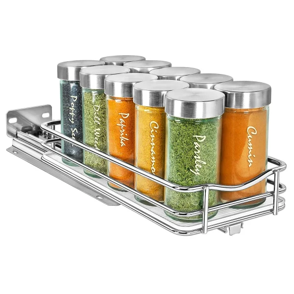 LYNK 4-1/4in 1-Tier Sliding Racks Chrome