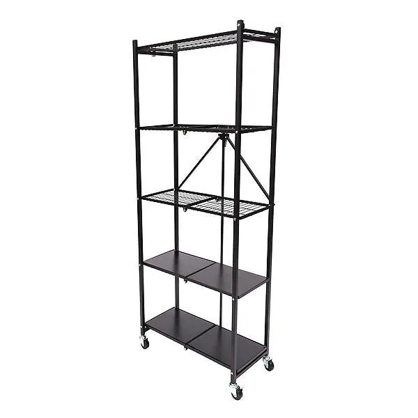 Origami 5 Tier Pantry Rack Black