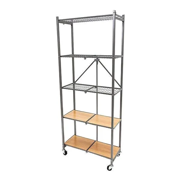 Origami 5 Tier Pantry Rack Silver