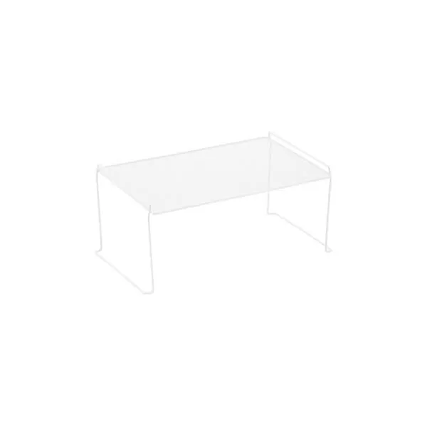 The Container Store Medium Mesh Stacking Shelf White