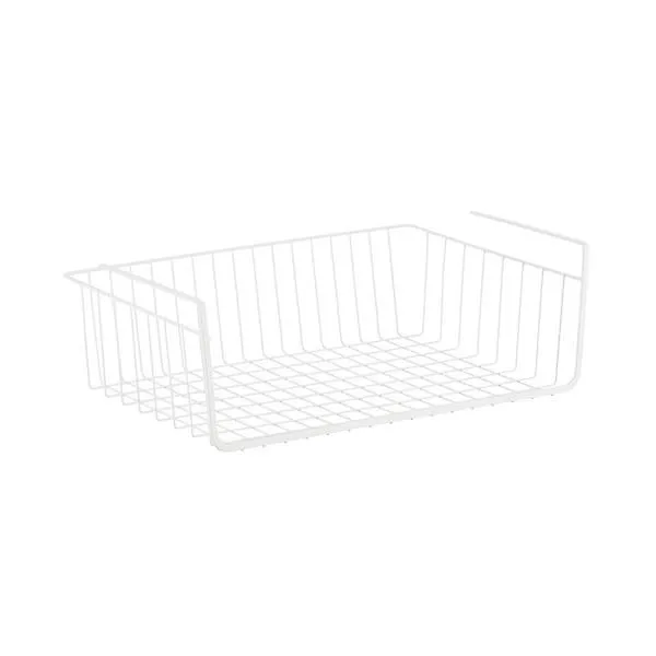 The Container Store Medium Undershelf Basket White