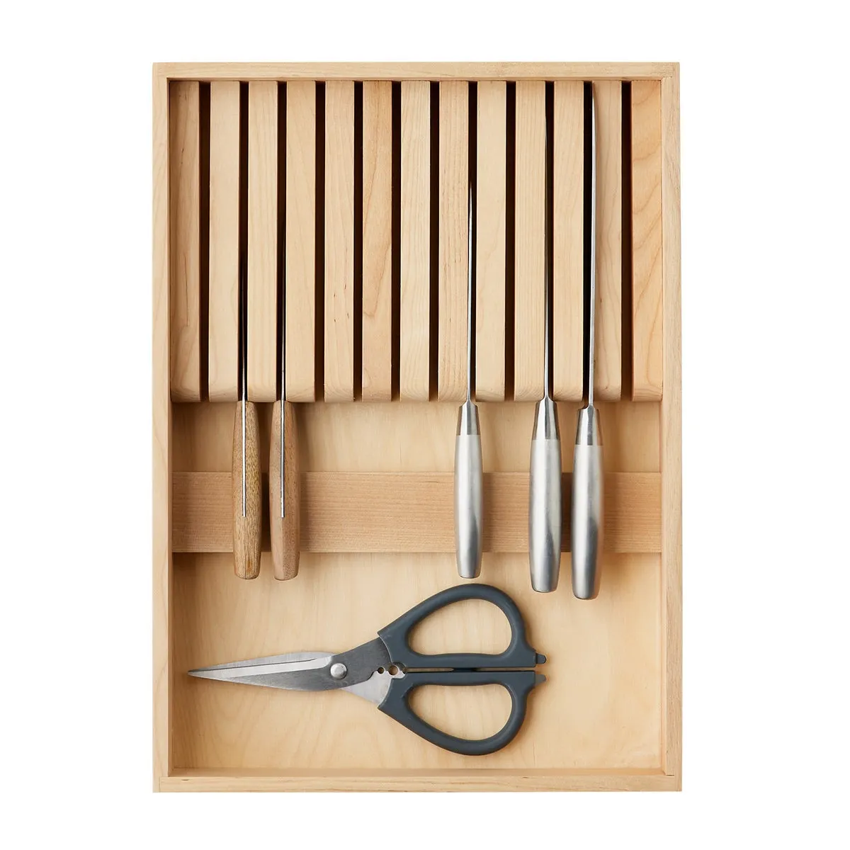 The Container Store Narrow In-Drawer Knife Organizer