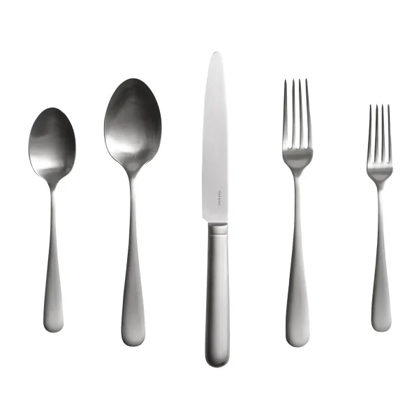 Year & Day 5-Piece Place Setting Brushed Steel Set of 20