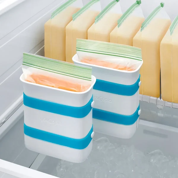 youCopia 2 Cup FreezeUp Freezer Food Maker White