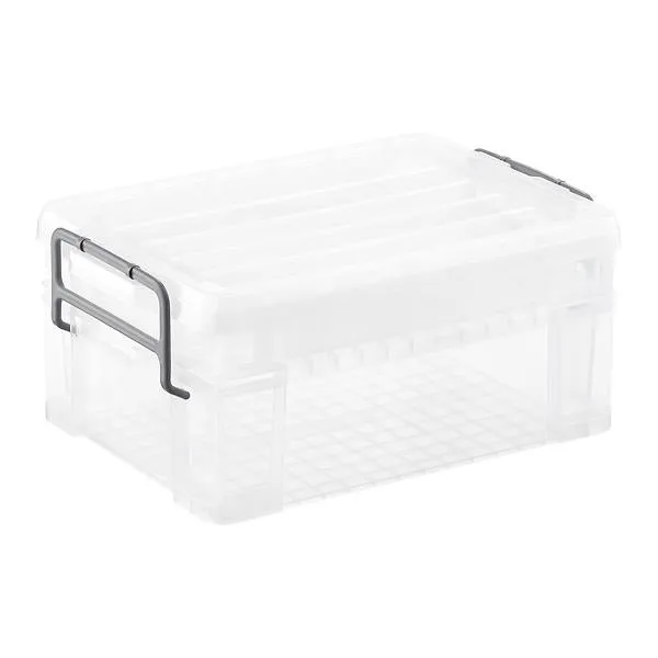 Astage Small Double-Tier Utility Box Translucent