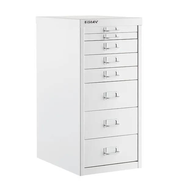 Bisley 8-Drawer Cabinet White
