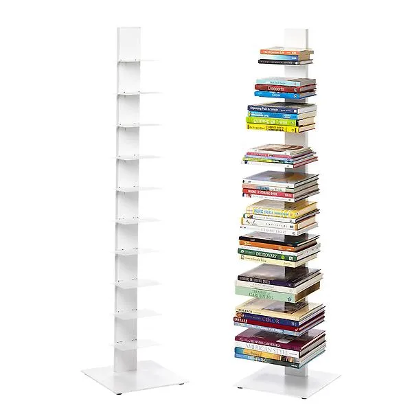 Floating Bookshelf White