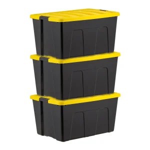 Iris 94 qt Stack and Pull Tote Pkg/3