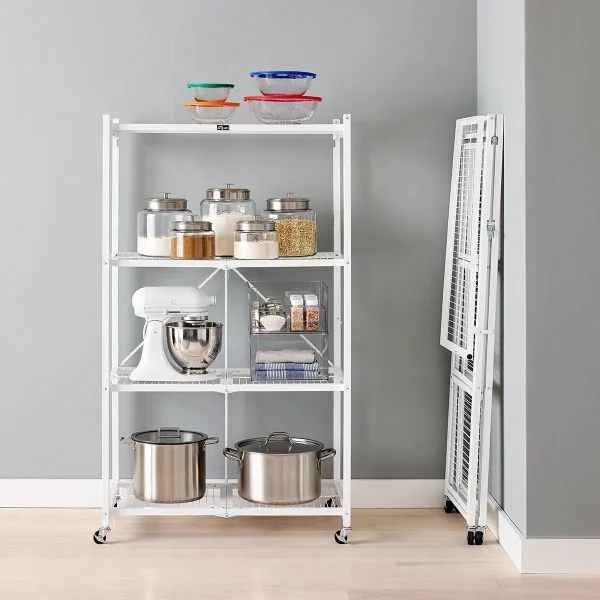 Origami 4-Shelf Folding Rack