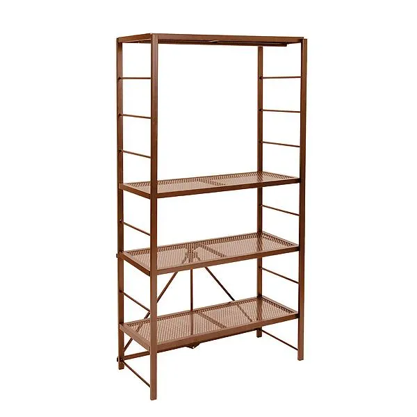 Origami 4 Tier Adjustable Shelf Rack Bronze