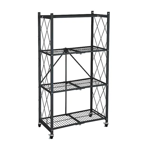 Origami 4 Tier Wire Rack Black