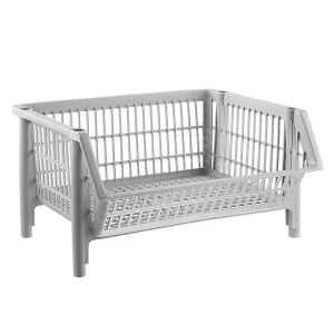 Our Large Stackable Basket Light Grey