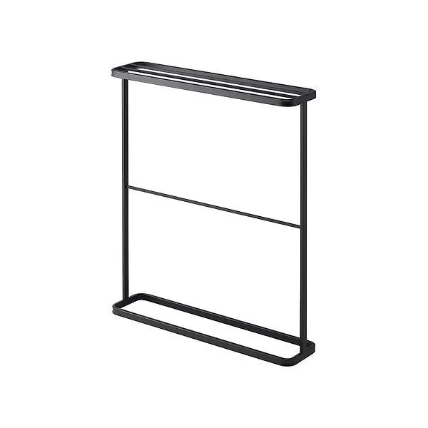 Yamazaki Home Tower Bath Towel Hanger Black